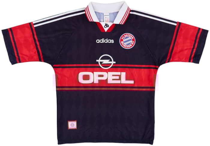 1997-99 Bayern Munich Home Shirt Elber #9 - 7/10 - (M)