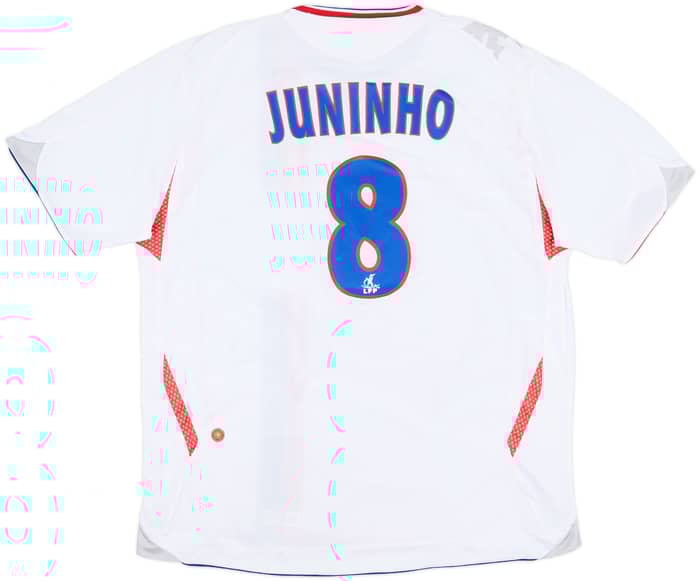 2006-07 Lyon Home Shirt Juninho #8 - 7/10 - (XXL)