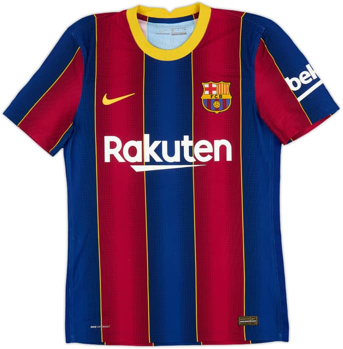 2020-21 Barcelona Authentic Home Shirt Messi #10 - 8/10 - (S)