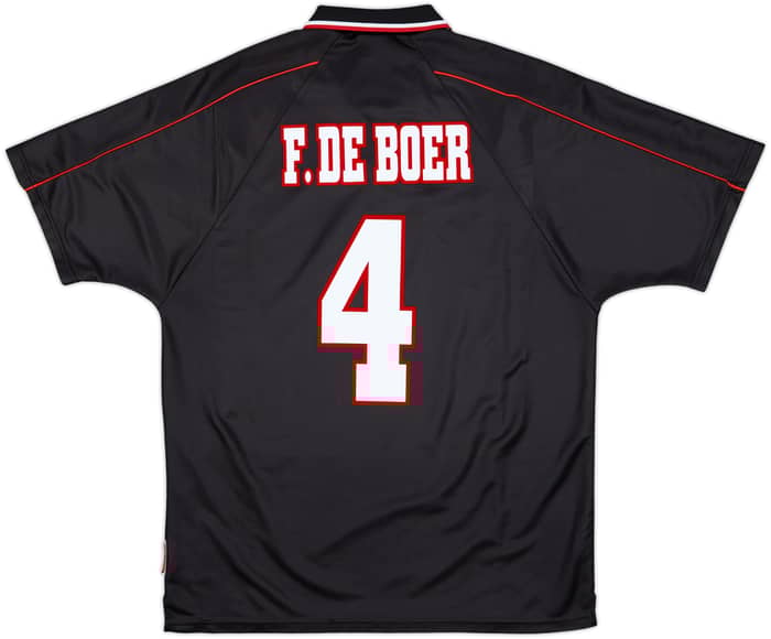 1998-99 Ajax Away Shirt F.De Boer #4 - 8/10 - (L)