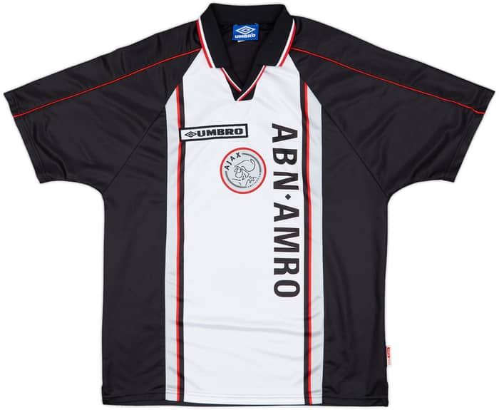 1998-99 Ajax Away Shirt F.De Boer #4 - 8/10 - (L)