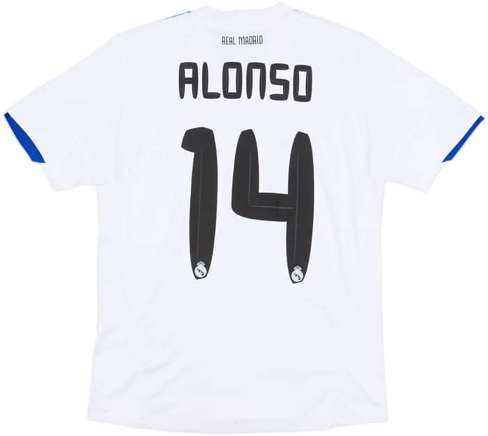 2010-11 Real Madrid Home Shirt Alonso #14 - 6/10 - (L.Boys)