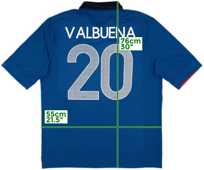2011-12 France Home Shirt Valbuena #20 - 8/10 - (L)