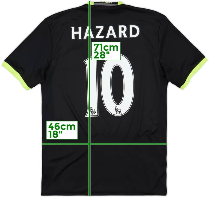 2016-17 Chelsea Away Shirt Hazard #10 - 7/10 - (S)