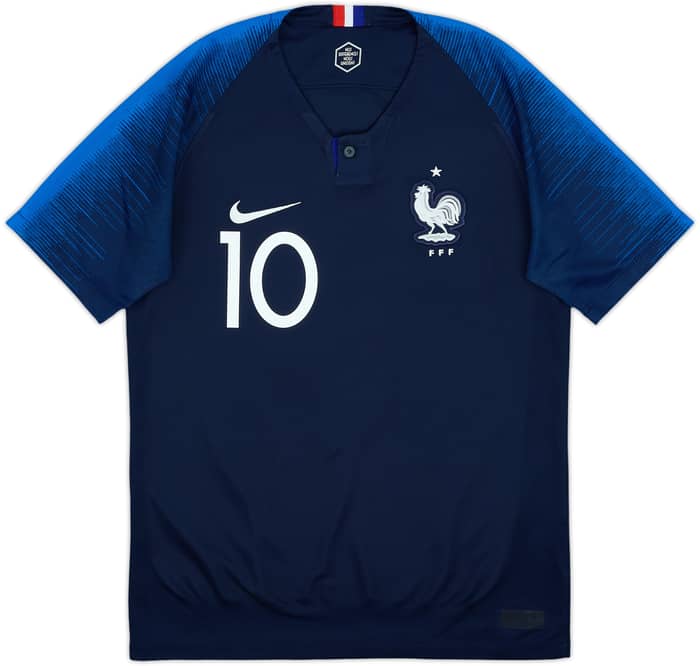 2018 France Home Shirt Mbappe #10 - 7/10 - (S)