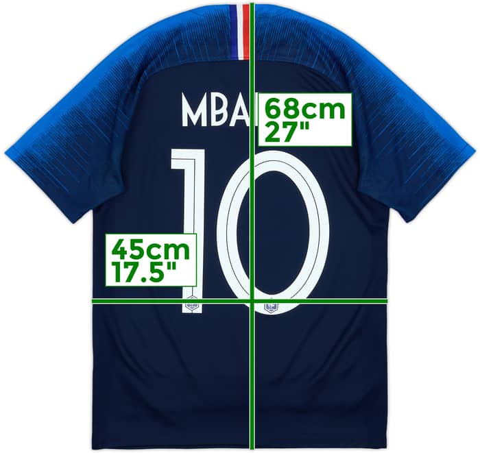 2018 France Home Shirt Mbappe #10 - 7/10 - (S)