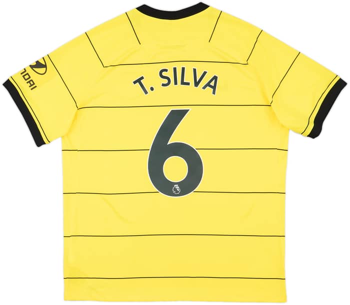 2021-22 Chelsea Away Shirt T.Silva #6 - 8/10 - (XL)
