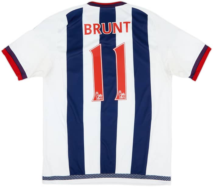 2015-16 West Brom Home Shirt Brunt #11 - 6/10 - (M)