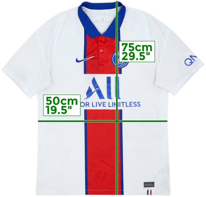 2020-21 Paris Saint-Germain Away Shirt - 5/10 - (M)