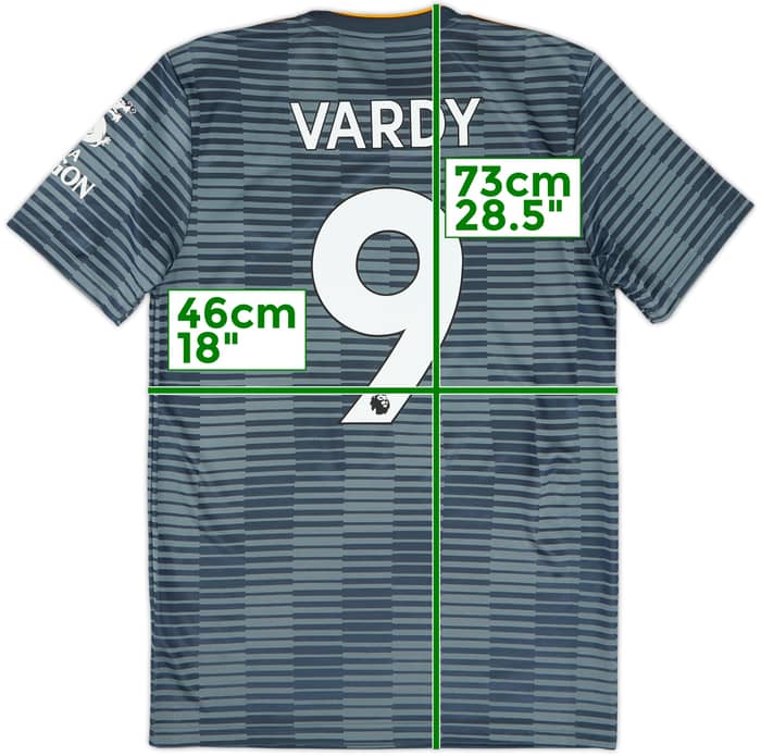 2018-19 Leicester Away Shirt Vardy #9 - 10/10 - (S)