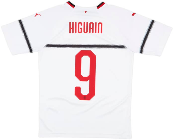 2018-19 AC Milan Away Shirt Higuain #9 - 7/10 - (S)