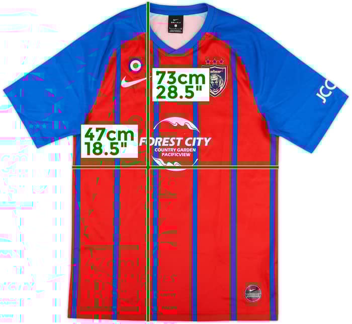 2019 Johor Darul Ta'Zim Home Shirt - 9/10 - (S)