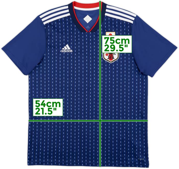 2018-19 Japan Home Shirt #16 - 7/10 - (L)