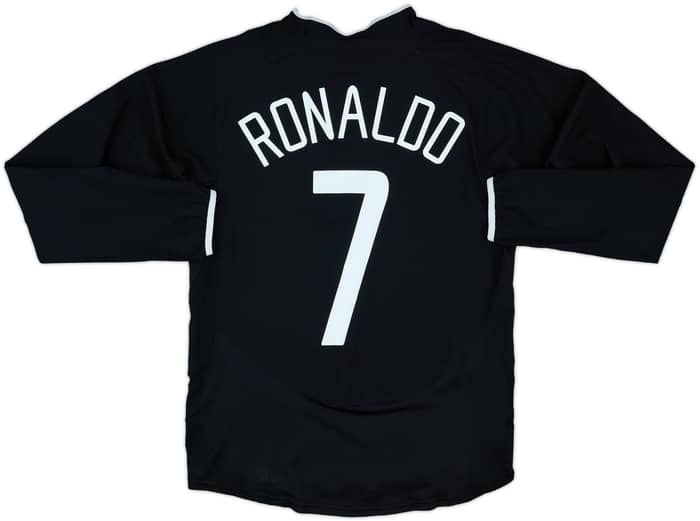 2003-05 Manchester United L/S Away Shirt Ronaldo #7 - 9/10 - (M)