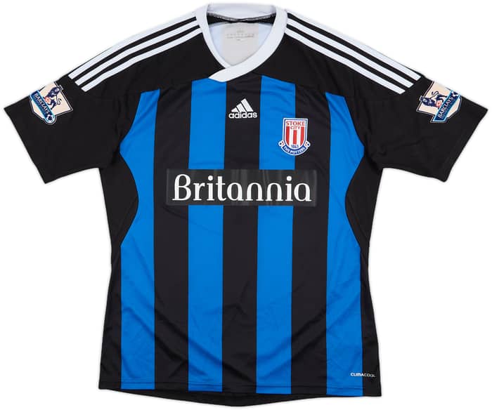 2011-12 Stoke City Away Shirt Delap #24 - 8/10 - (M)