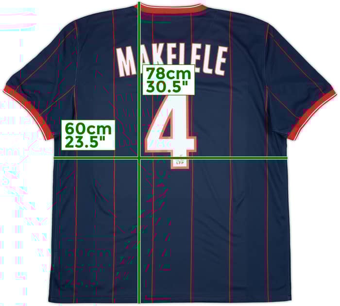 2009-10 Paris Saint-Germain Home Shirt Makelele #4 - 5/10 - (XL)