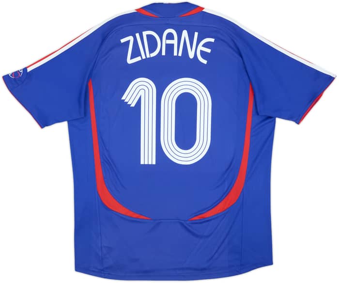 2006-07 France Home Shirt Zidane #10 - 6/10 - (XL)