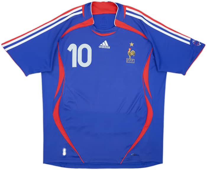 2006-07 France Home Shirt Zidane #10 - 6/10 - (XL)