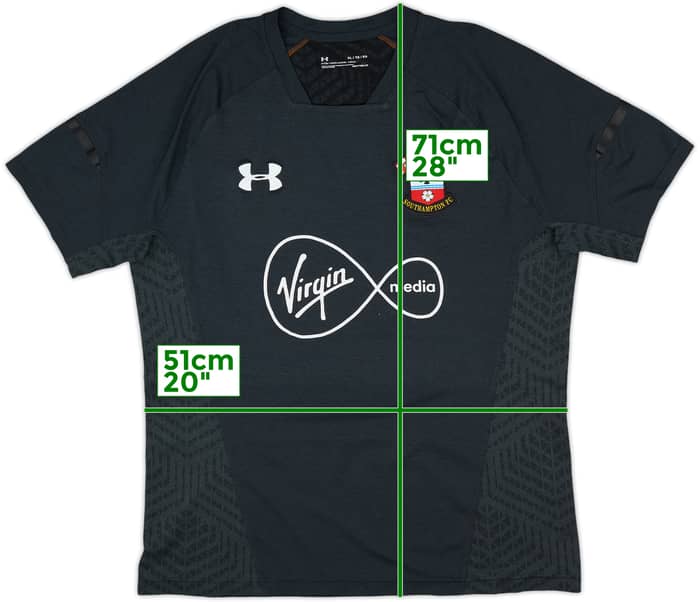 2016-17 Southampton Under Armour Staff Issue Training Shirt KD - 9/10 - (XL)
