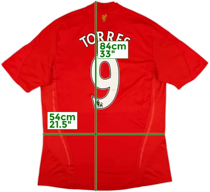 2008-10 Liverpool Home Shirt Torres #9 - 5/10 - (L)