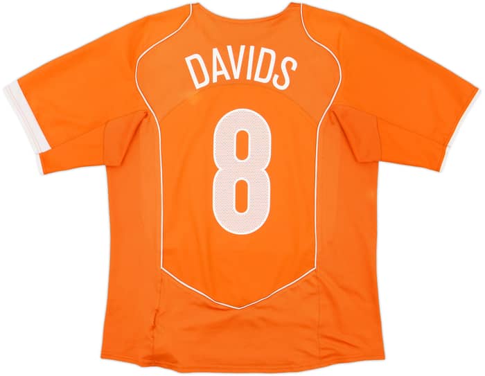 2004-06 Netherlands Home Shirt Davids #8 - 8/10 - (L)