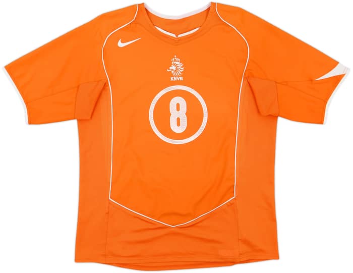 2004-06 Netherlands Home Shirt Davids #8 - 8/10 - (L)