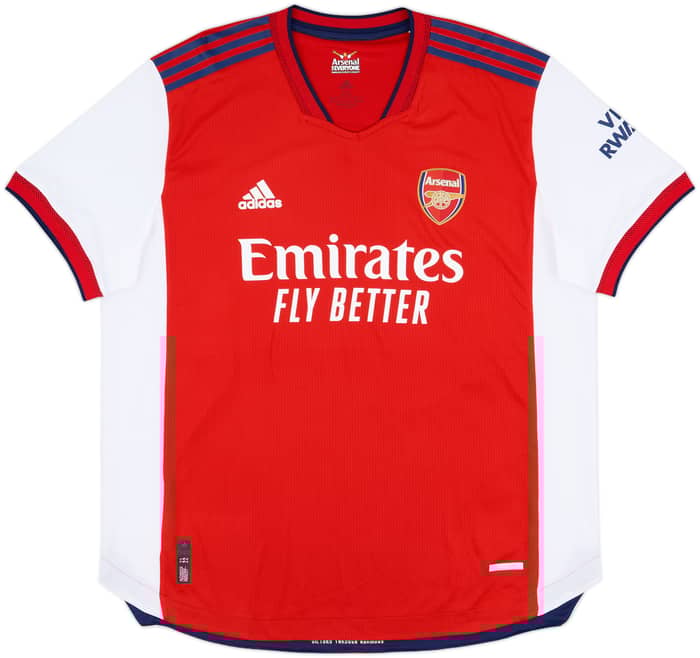 2021-22 Arsenal Authentic Home Shirt Odegaard #8 - 8/10 - (XXL)