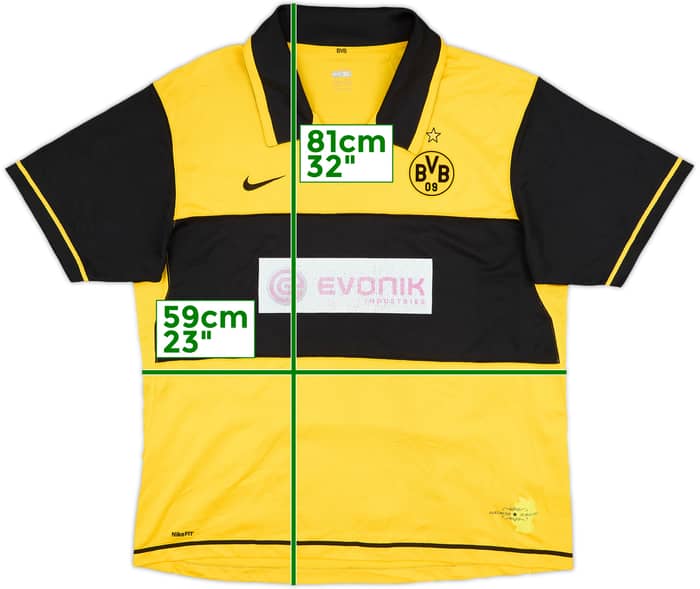 2007-08 Borussia Dortmund Home Shirt - 6/10 - (XL)