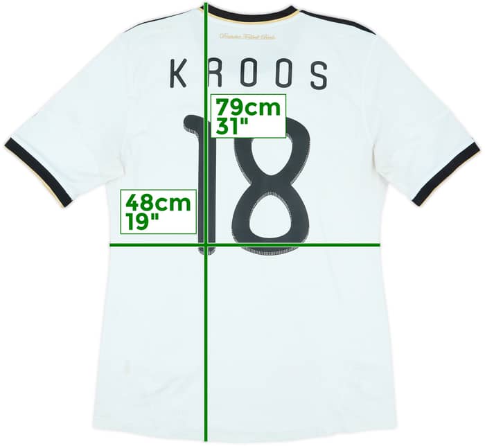 2010-11 Germany Home Shirt Kroos #18 - 5/10 - (M)