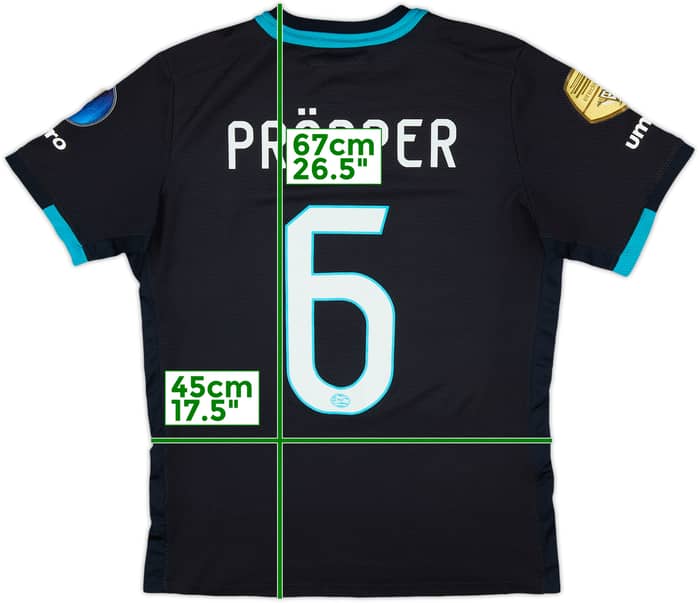 2016-17 PSV Away Shirt Propper #6 - 6/10 - (S)