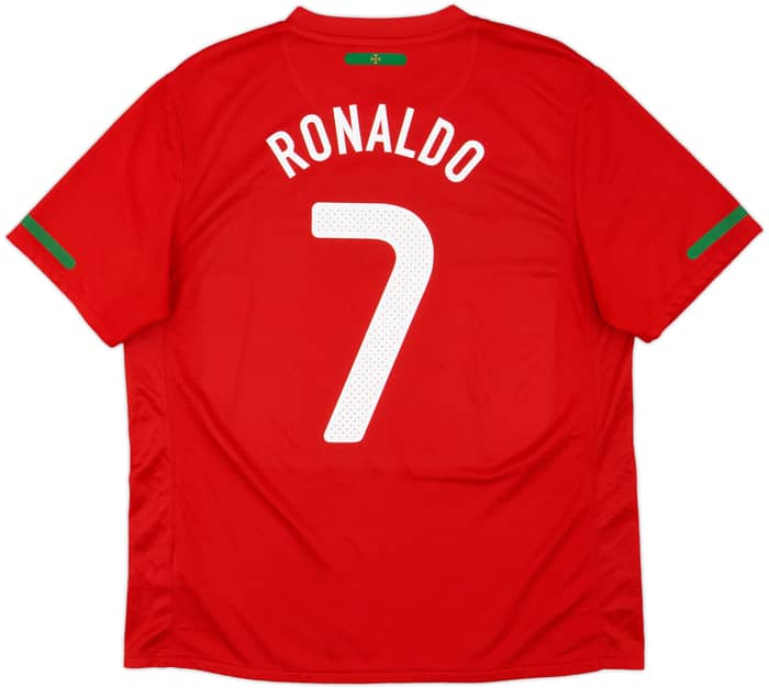 2010-11 Portugal Home Shirt Ronaldo #7 - 10/10 - (L)