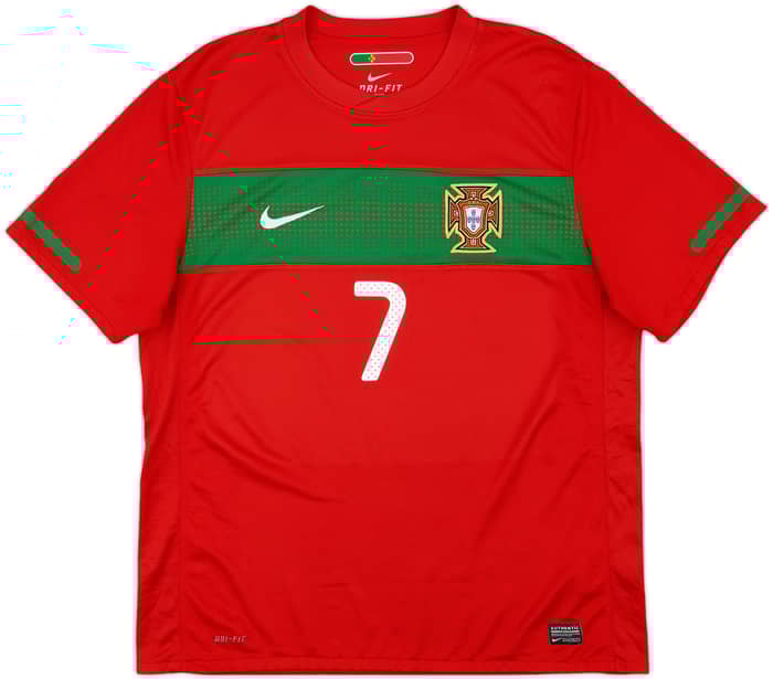 2010-11 Portugal Home Shirt Ronaldo #7 - 10/10 - (L)