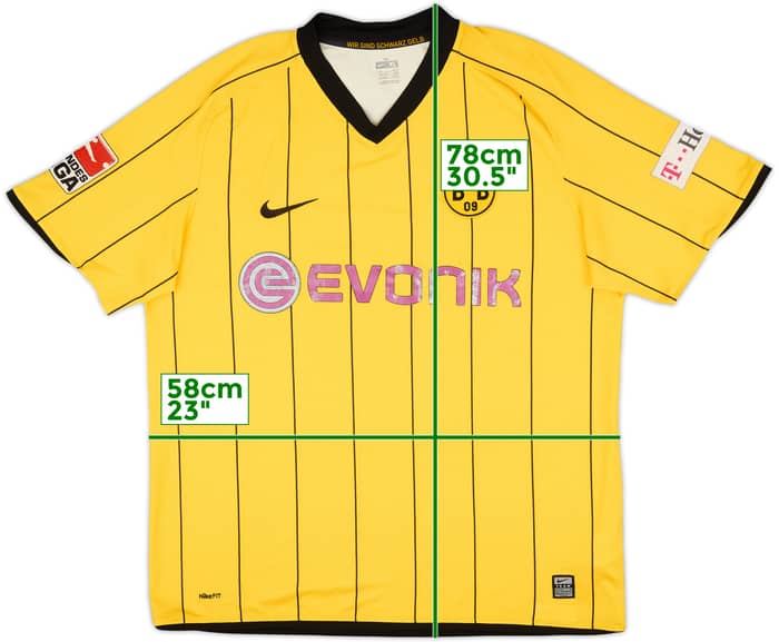 2008-09 Borussia Dortmund Home Shirt - 6/10 - (XL)
