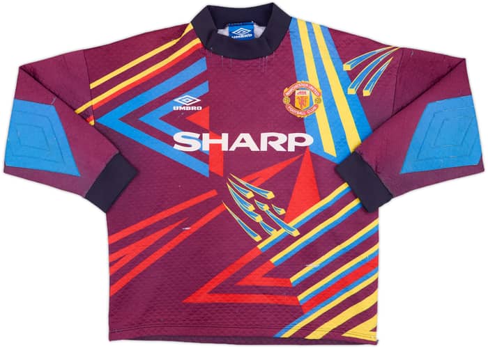 1992-93 Manchester United GK Shirt #1 - 6/10 - (M)