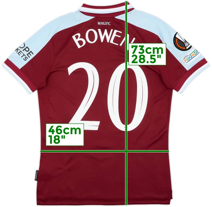 2021-22 West Ham Home Shirt Bowen #20 - 9/10 - (M)