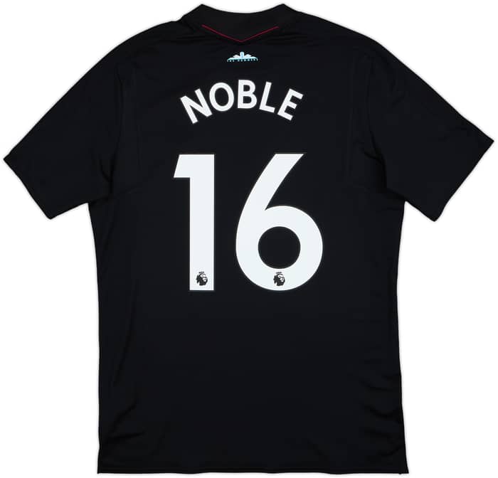 2017-18 West Ham Away Shirt Noble #16 - 10/10 - (L)