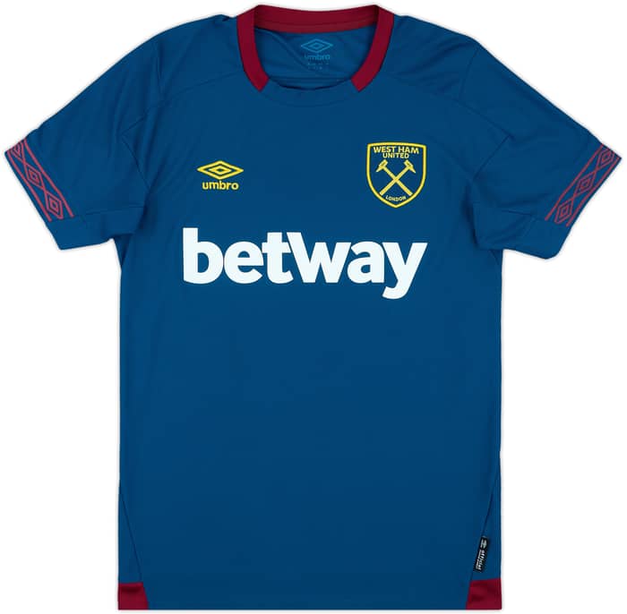 2018-19 West Ham Away Shirt Rice #41 - 10/10 - (S)