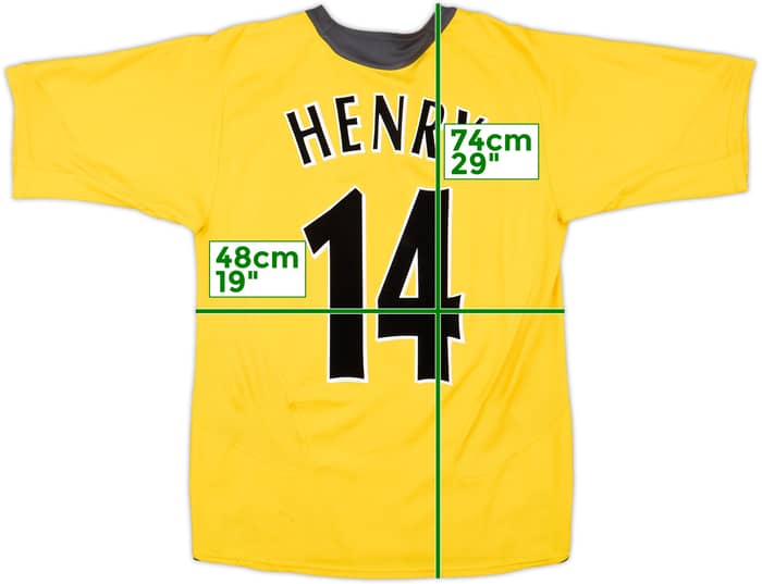 2005-06 Arsenal Away Shirt Henry #14 - 7/10 - (S)