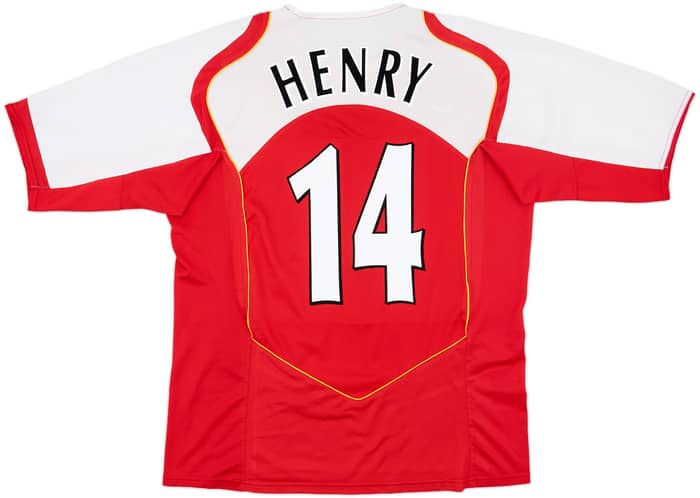 2004-05 Arsenal Home Shirt Henry #14 - 8/10 - (XL)