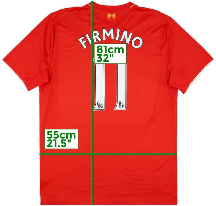 2015-16 Liverpool Home Shirt Firmino #11 - 5/10 - (XL)