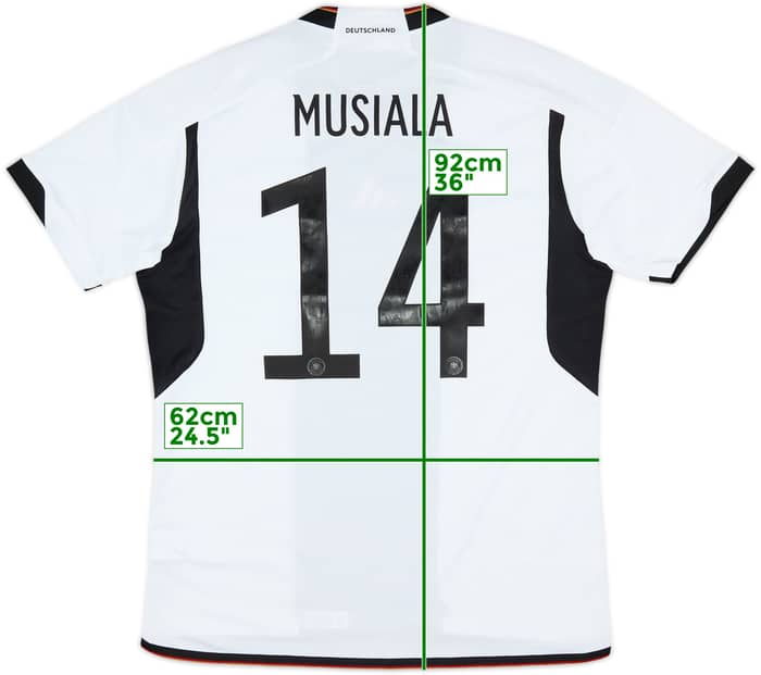 2022-23 Germany Home Shirt Musiala #14 (L)