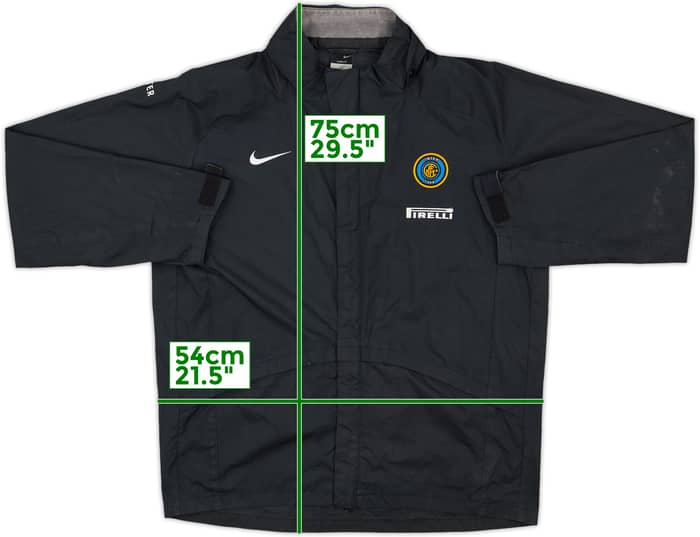 2006-07 Inter Milan Nike Hooded Rain Jacket - 6/10 - (M)
