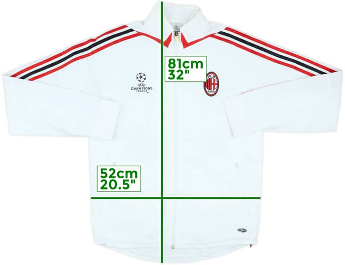 2008-09 AC Milan adidas Track Jacket - 5/10 - (M/L)