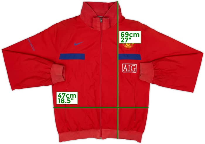 2009-10 Manchester United Nike Track Jacket - 6/10 - (S)