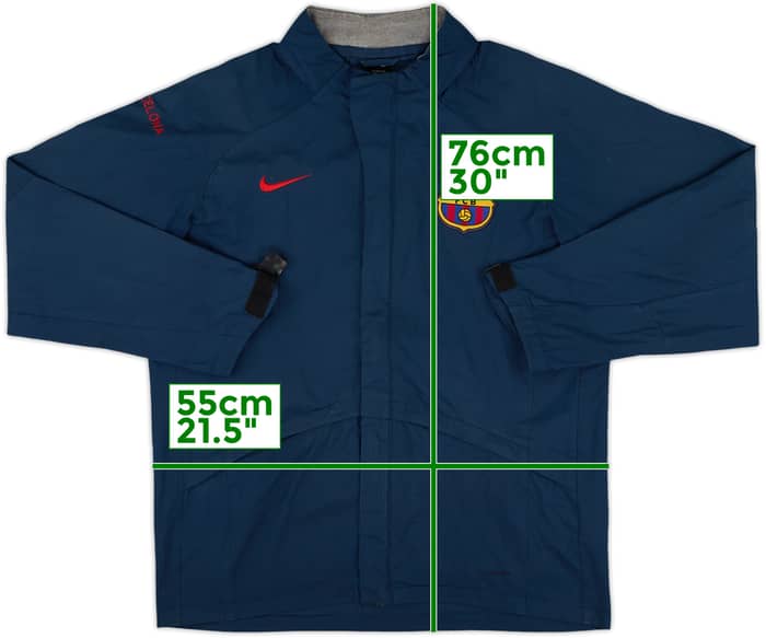 2006-07 Barcelona Nike Rain Jacket - 7/10 - (S)