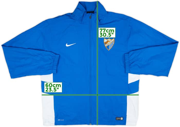 2014-15 Malaga Nike Track Jacket - 8/10 - (XL)