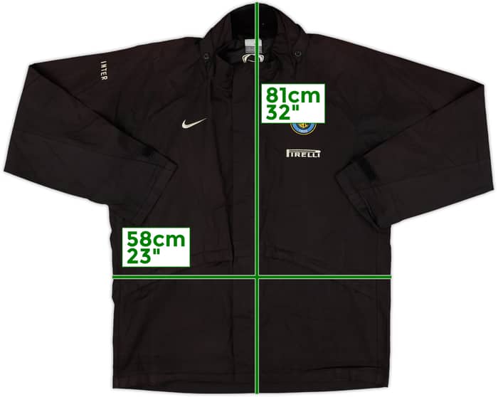 2006-07 Inter Milan Nike Hooded Rain Jacket - 9/10 - (M)
