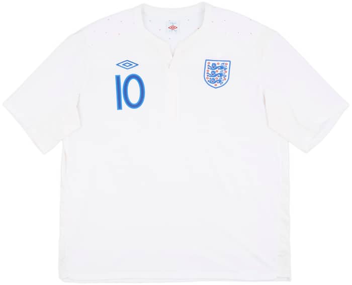 2010-11 England Home Shirt Rooney #10 - 7/10 - (3XL)