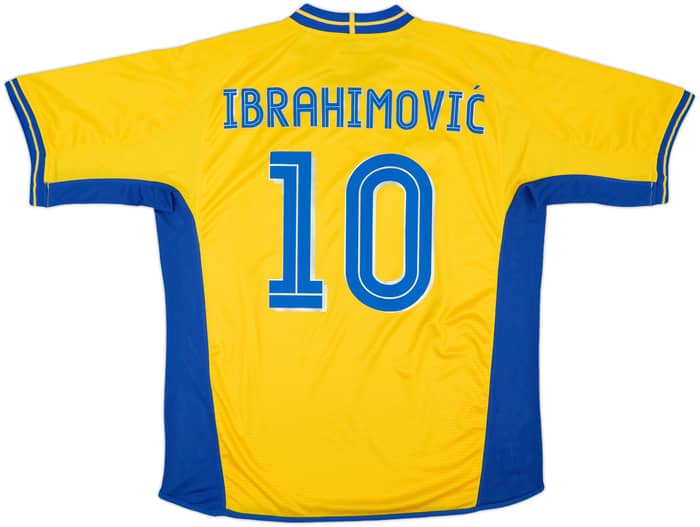 2003-04 Sweden Home Shirt Ibrahimovic #10 (XL)