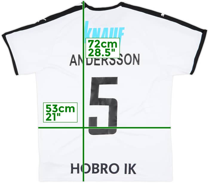 2020-21 Hobro IK Away Shirt Andersson #5 - 9/10 - (L)